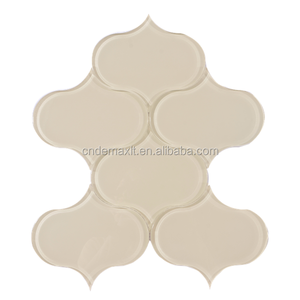Mosaicos Premium vidrio blanco estupendo mármol linterna mosaico baldosas <span class=keywords><strong>arabesco</strong></span> - Product Image 4