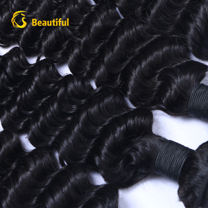 Tissage remy indien vierge 100%, cheveux bruts vierges, tissage profond en vrac