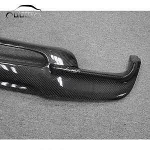 3D estilo carbono tope posterior labio aletas Spoiler ala del divisor del difusor para <span class=keywords><strong>BMW</strong></span> Serie 3 E90 M Tech 2006-2011 - Product Image 3