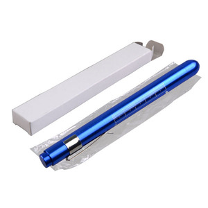 Medico Infermiera in lega di alluminio luce luce pupilla calibro medico LED penna torcia con Clip luce bianca o gialla torcia