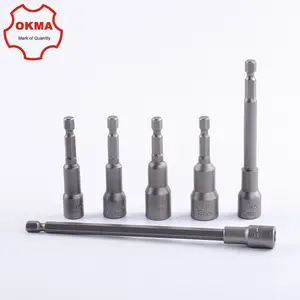 High quality hex wrench drill bit socket adapter 3/8'',magnetic bit socket,nut driver socket