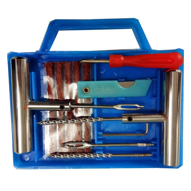 Tire Repair Kit for Car/Emergency Car Tire Puncture Repair Kit for Tubeless Tires/Tire Repair Tools