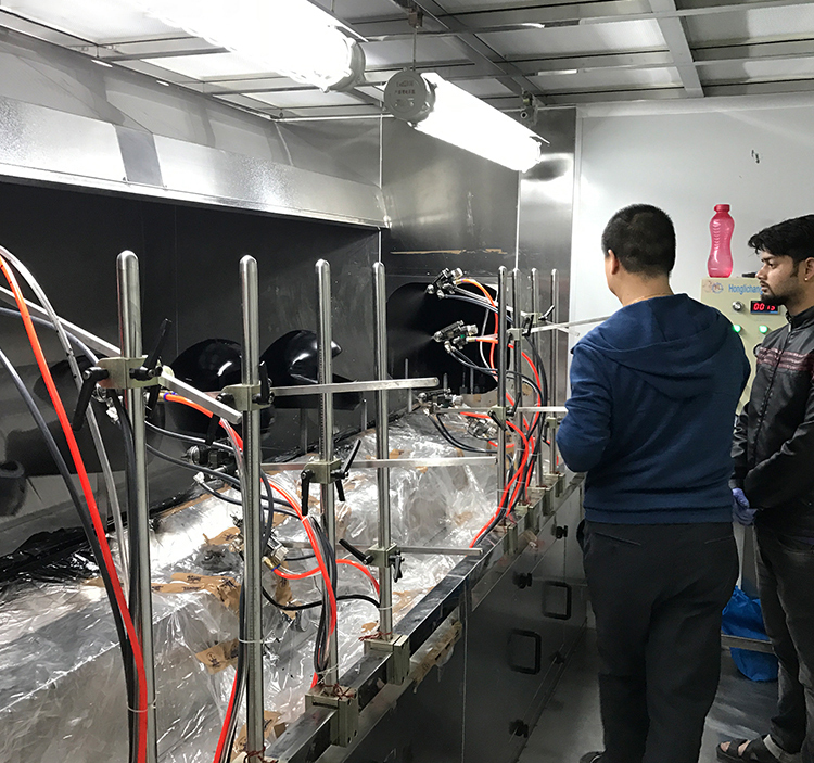Adapté aux besoins du client de Revêtement de Poudre Automatique De Ligne De Pulvérisation Cabine