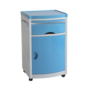 رخيصة الثمن <span class=keywords><strong>ABS</strong></span> المريض المستشفى طاولة بجانب مجلس الوزراء مع عجلات - Product Image 6