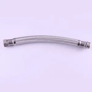 DN25 Water purification Super large flow stainless steel braided High pressure hose for booster pump