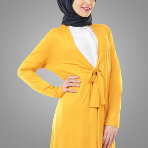 Ropa Al Por Mayor Vestidos de Las Mujeres Abaya islámico Pakistán Nudo Señoras Largas de La Rebeca - Product Image 2