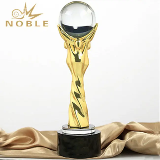 New Design Custom Made Globe Metalen Trofee
