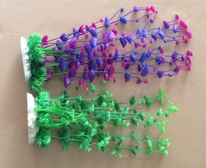 Plante aquatique en plastique, Simulation de l'herbe pour Aquarium, poissons décorative et accessoires - Product Image 4