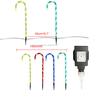 Hot Sales <strong>Christmas</strong> Decorations <strong>Pathway</strong> <strong>Lights</strong> - 30" Tall Candy Cane <strong>Christmas</strong> <strong>Light</strong> Led - Product Image 3