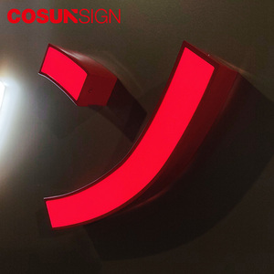 Letras de acrílico para pantalla led, letras de canal embellecedoras, frontlit - Product Image 4