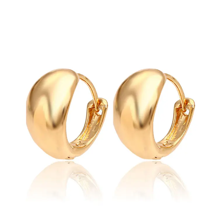 C211224--28689 Xuping Promotion dubai Fashion China Wholesale Jewellery 18K gold Plated Jewelry Earrings Huggie earrings