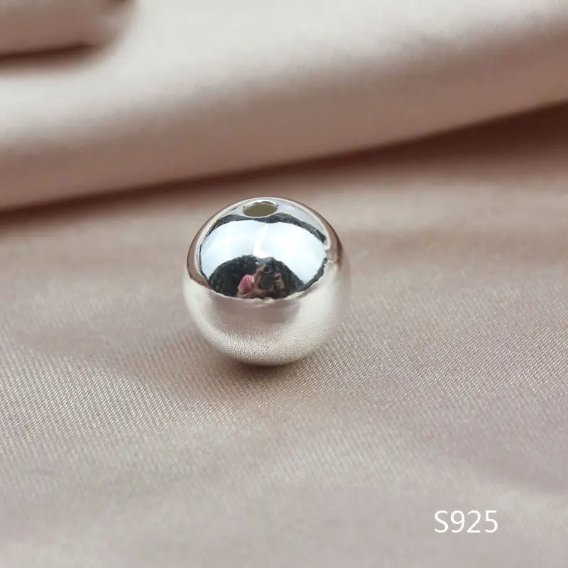Stock Wholesale Real S925 Sterling Silver Bead