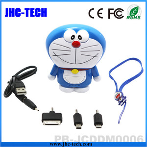 Nueva llegada banco <span class=keywords><strong>de</strong></span> la energía <span class=keywords><strong>de</strong></span> dibujos animados lindo <span class=keywords><strong>Doraemon</strong></span> con 3600mAh cable 4000mah / 4400mah - Product Image 1