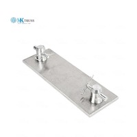 Plaque de base pour tour d'éclairage en aluminium avec structure de tour DJ