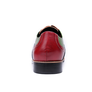 NA122 <span class=keywords><strong>Scarpe</strong></span> Eleganti da Uomo Colorate Moda 2022, Brogue <span class=keywords><strong>in</strong></span> Vera <span class=keywords><strong>Pelle</strong></span>, Oxford per Affari, Cerimonie e Matrimoni - Product Image 2