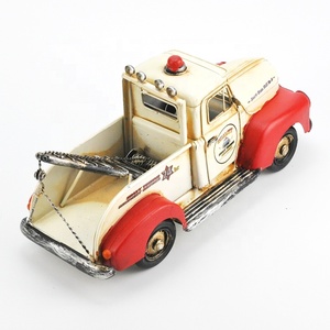 Ijzer Truck <span class=keywords><strong>Metal</strong></span> Craft Vintage Auto <span class=keywords><strong>Model</strong></span> Decor Speelgoed <span class=keywords><strong>Gift</strong></span> Voor Home Office Bar Decoratie Prop Accessoire 34*14*15.5 Cm - Product Image 5