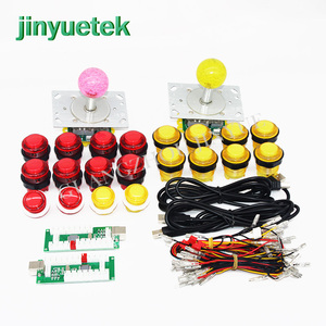 도매 가격 조이스틱 <span class=keywords><strong>PC</strong></span> 보드 DIY 아케이드 키트 게임 제어판 28mm Led 버튼 제로 지연 아케이드 - Product Image 4