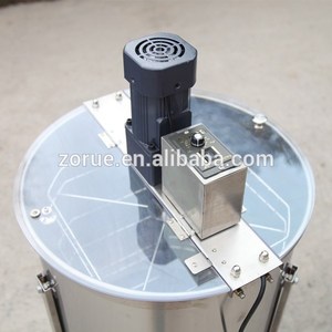 Extracteur de miel électrique 4 cadres |   Conception de moteur vertical compact |   Essoreuse motorisée à vitesse variable pour les exploitations apicoles - Product Image 3