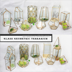 Terrarium décoratif géométrique, verre suspendu, serre de verre, vente en gros - Product Image 3