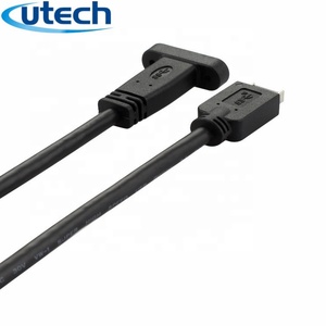 Di alta qualità OEM USB 3.1 tipo <span class=keywords><strong>C</strong></span> femmina <span class=keywords><strong>a</strong></span> USB 3.1 tipo <span class=keywords><strong>E</strong></span> maschio cavo 50cm con pannello frontale staffa di montaggio - Product Image 2