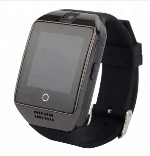 מכירה לוהטת ebay Q18 BLUETOOTH חכם שעון מסך מגע עם מצלמה, טלפון סלולרי עם כרטיס ה-sim, חכם שעון יד טלפון