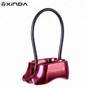 XINDA Descender d'<span class=keywords><strong>escalade</strong></span> ATC en aluminium durable, matériau en acier pour l'<span class=keywords><strong>escalade</strong></span> occasionnelle, les excursions en plein air, corde de 8-12 mm, 60 g - Product Image 3