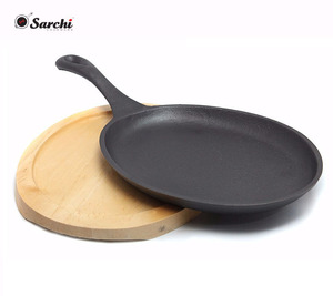 Restaurant Home Cooking <strong>Grilling</strong> Meats Cast Iron Sizzling <strong>Pan</strong>/plate - Product Image 4