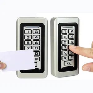 نظام التحكم في الوصول المعدني مستقل IP67 مقاوم للماء لوحة المفاتيح الباب RFID تحكم الوصول
