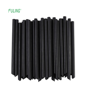 Thé aux bulles à usage unique en plastique, jetable, noir, <span class=keywords><strong>boba</strong></span> pp, à boire, 10 pièces, 12mm 8mm - Product Image 2