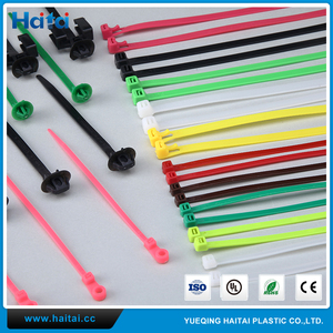 Haitai Tie Fábrica UL Nuevo Material Plástico Colorido Auto Bloqueo <span class=keywords><strong>Cable</strong></span> UV Tira - Product Image 1