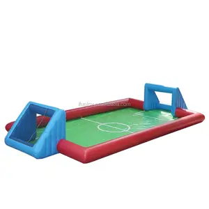 Yetişkinler çocuklar açık spot oyunları büyük şişme futbol sahası yeni şişme futbol sahası/şişme futbol sahası