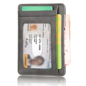 Vintage Men's Anti-Magnetic PU Leather <strong>Card</strong> Holder <strong>Wallet</strong> with RFID Bank <strong>Card</strong> <strong>Protection</strong> Case - Product Image 6