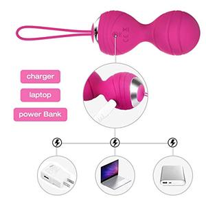 Masseur Boules <span class=keywords><strong>de</strong></span> <span class=keywords><strong>Geisha</strong></span> pour Femmes & Silicone Sans Fil Télécommande Masseur Rechargeable - Product Image 3
