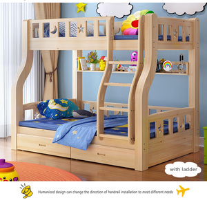 <span class=keywords><strong>Letto</strong></span> a Castello Multifunzionale in Legno Massiccio per Camera da <span class=keywords><strong>Letto</strong></span>, <span class=keywords><strong>Letto</strong></span> Doppio Rosa Blu <span class=keywords><strong>Marrone</strong></span> Bianco con Scrivania per Bambini - Product Image 4
