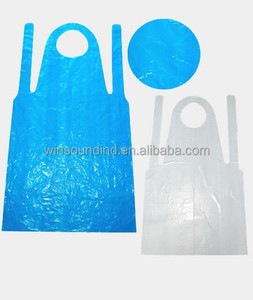 Delantal desechable con estampado de peluquería, capa de LDPE - Product Image 4