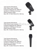 Kit de Microphones Professionnel PGA-DMK7 pour Batterie, 7 Pièces, Microphone pour Instruments de Musique