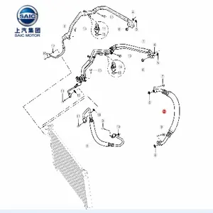 الأصلي SAIC MG5 MG350 MGGT MG360 MGZS الأصلي, الأصلي SAIC MG5 MG350 MGGT MG360 MGZS OE رقم 10094657 الأنابيب Assy