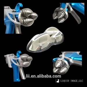 never yellowish chrome silver paint plating plastic machine technical training chrome spray machine chrome spray car painting