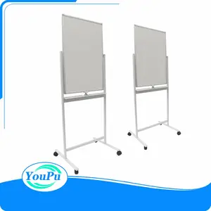 90X120Cm Dubbelzijdige Whiteboard Met Mobiele Standaard