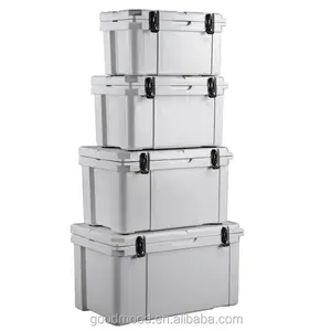 80L Rotomolded dry ice box LLDPE rotomolded cooler box with handle