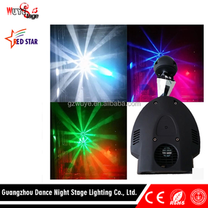 Comercial más Popular 14 gobos fijos + blanco pantalla LCD mini american dj led luces principales móviles - Product Image 1