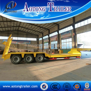<span class=keywords><strong>Eje</strong></span> tri 50 toneladas volquete semirremolque para el transporte <span class=keywords><strong>de</strong></span> maquinaria pesada - Product Image 1