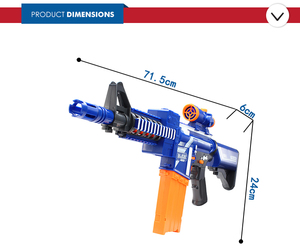 Pop plástico de buena calidad juguete de aire suave espuma balas pistola de dardos para niños - Product Image 4