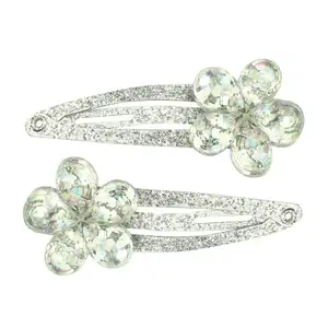 crystal moon hair clip women jeweled hair clip accessories fish tail pearl hair claw clips flower gold metal rhinestone hairgrip