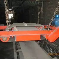 세척 철 컨베이어 벨트 자기 분리기 폐기물 재활용