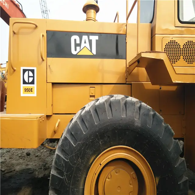 حالة جيدة رافعة شوكية مستعملة القط 966H Caterpillar 966H/ 950G/ 962H/ 950E/ 966G ، تستخدم كاتربيلر 950E لـ جرافة ذات عجلات