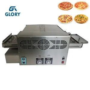 Restaurant Industrial Commercial Gas Electric Gas Conveyor Pizza Oven For Sale