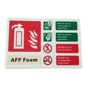 لوحة تعليمات أجهزة إطفاء الحرائق المضيئة في الظلام - Product Image 3
