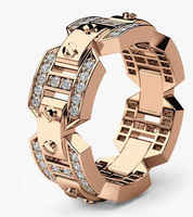 Bague punk tendance, prix d'usine, argent 925, bague pour homme, cadeau de Noël