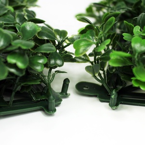 Rollo de setos verdes artificiales de boj, gran conserva, para criba paredes al aire libre, venta al por mayor - Product Image 2